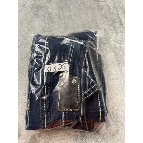 Silver Jeans Suki High Capri Womens W25 L24.5 Dark Wash Denim Preppy - Picture 13 of 13